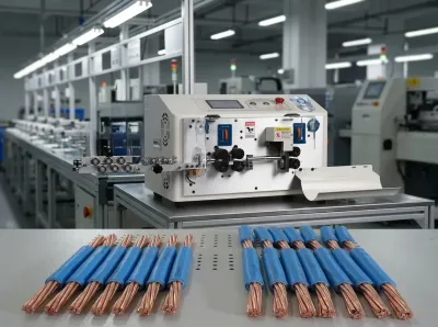 6-hjulet automatisk wire skære- og afisoleringsmaskine JW-MAX1-6S Thumb