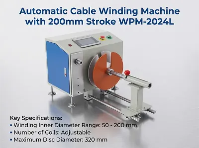 Automatisk Arrangement Kabelviklemaskine WPM-2024L
