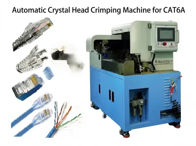 Automatisk Krystalhoved Krympemaskine med PLC-styring WPM-CAT6A