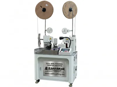 Automatisk dobbeltkabel terminalkrimpmaskine WPM-180