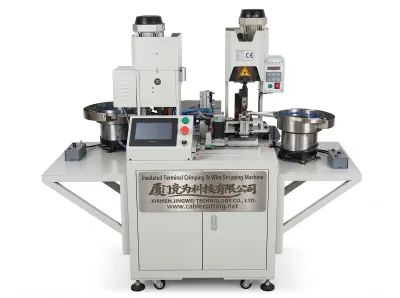 Automatisk isoleret terminalkrympemaskine med PLC-styring WPM-R8B