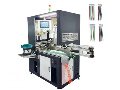Fuldautomatisk Wire Crimping og Housing Indsættelsesmaskine WPM-5505