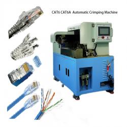 Automatisk Krystalhoved Krympemaskine med PLC-styring WPM-CAT6A - RJ45-krympemaskine