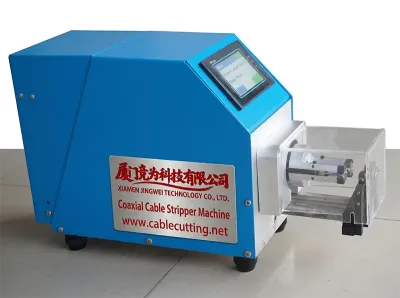 Automatisk Koaksialkabel Afisoleringsmaskine med 9 Trin WPM-28
