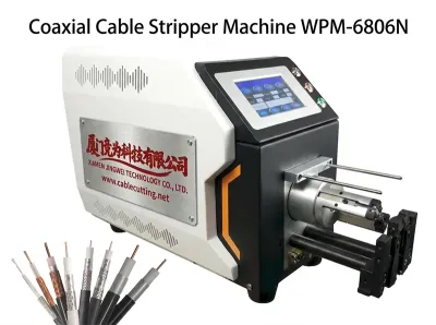 Semi-automatisk Koaksialkabel Afisoleringsmaskine WPM-6806N