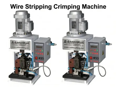 Automatisk End Feed Tråd Stripping Krympemaskine WPM-2008A2-E