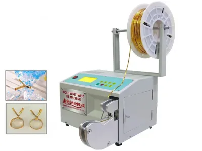 Automatisk Guldtråd Twist Ties Maskine til Plastikposer WPM-GW