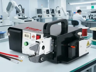 Multifunktionel elektrisk terminalkrympemaskine 0,25-10mm² EM-6B2BC Thumb