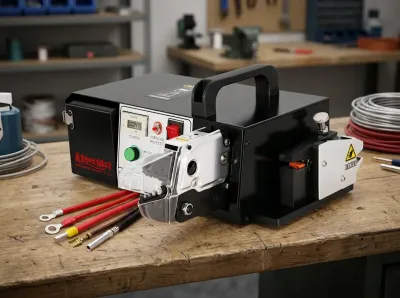 Multifunktionel elektrisk terminalkrympemaskine 0,25-10mm² EM-6B2BC Thumb