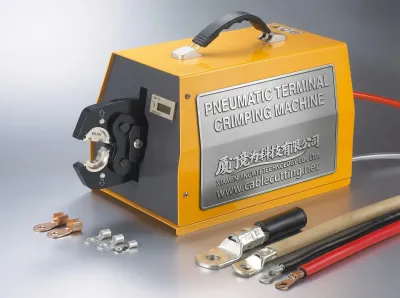 Pneumatisk Terminalkrimpemaskine med Udskiftelige Dies WPM-300L