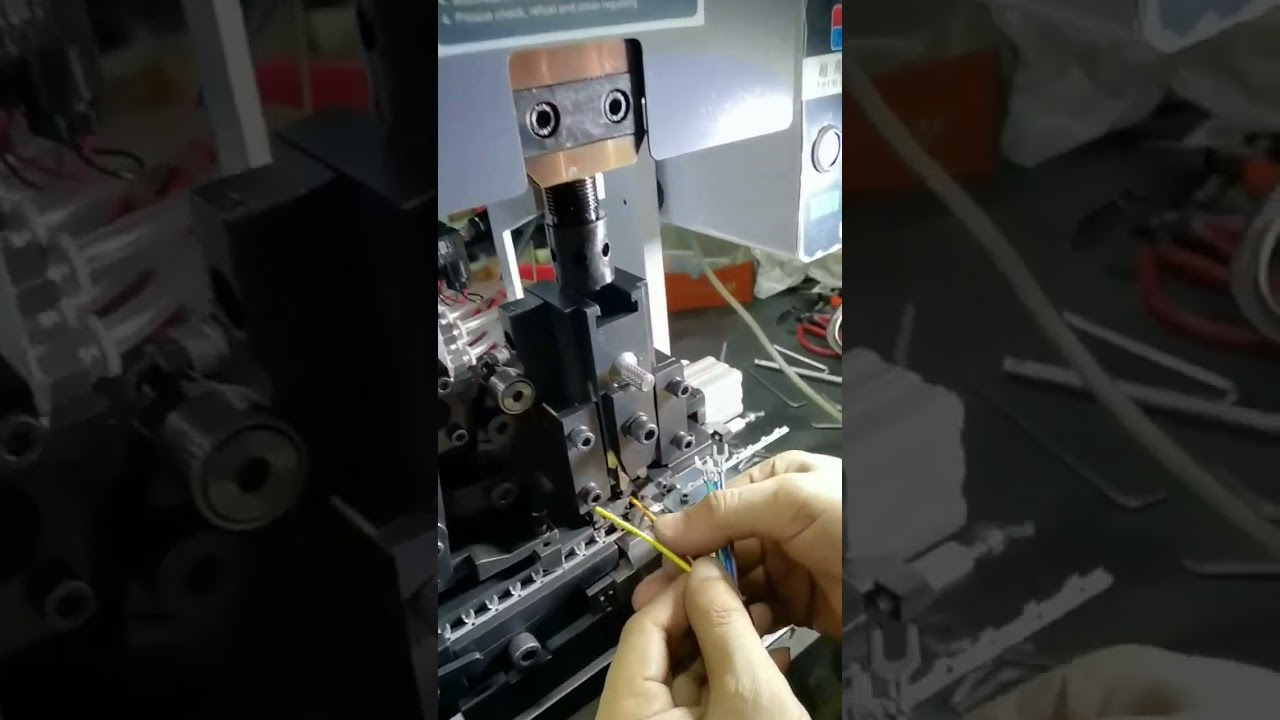 Wire Stripping and Crimping Machine for Automated Terminal Assembly