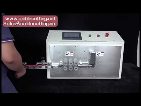 225 Pneumatisk trådafisolerings- og bukkemaskine med touchskærm (216B & 206 integreret)