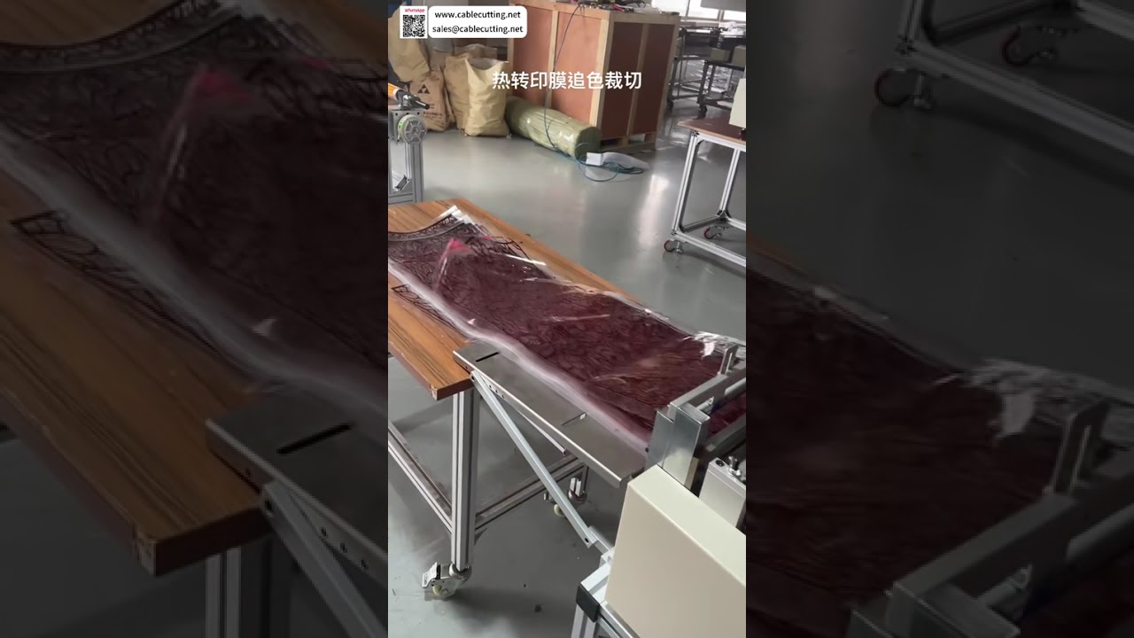 Driftsmetode til farvesporing, langark skæring og pæn stabling af varmeoverførselsfilm - operationel vejledning
