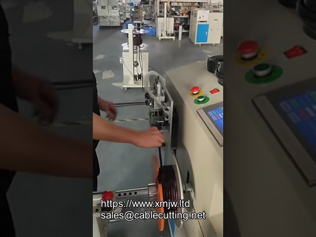 Automatisk kabelviklings- og bindemaskine med trådsorteringsfunktion