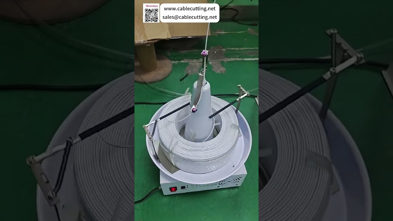 Induktionskabelafviklingsrulle med styrestang – minimer wirefloker og knuder