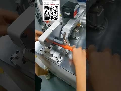 Automatic Wire Harness Label Wrapping Machine with Optional Printer | Automation Equipment