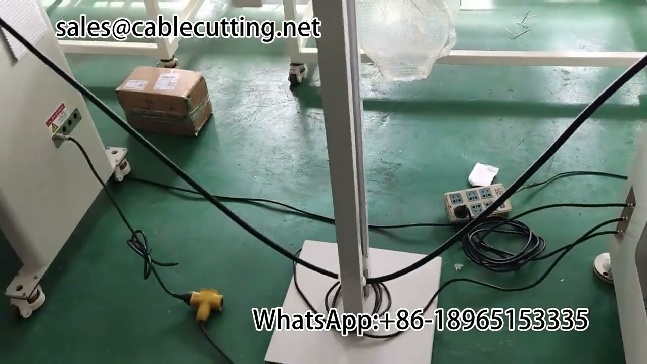 Automated Wire Release Frame Corrugated Tube Cutting Machine