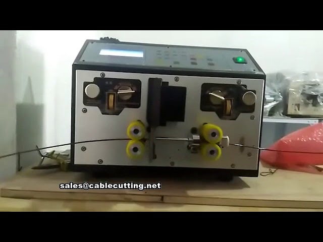 Automatic Copper Wire Cutting and Stripping Machine for Industrial Automation
