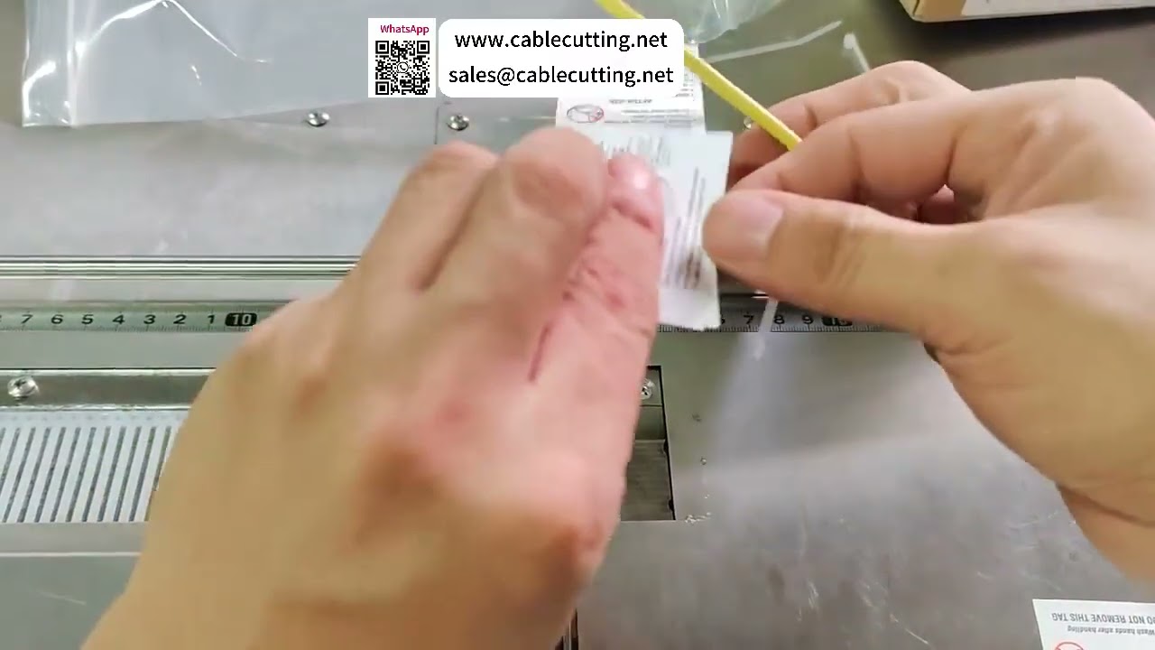 Automatisk kabelstripsmaskine — fast binding af ledningsnet
