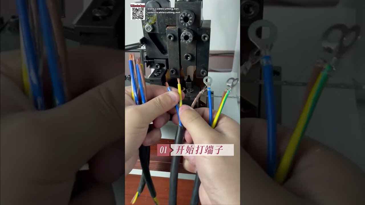2 tons terminalcrimper — vandret form til 2,5 mm² kabel
