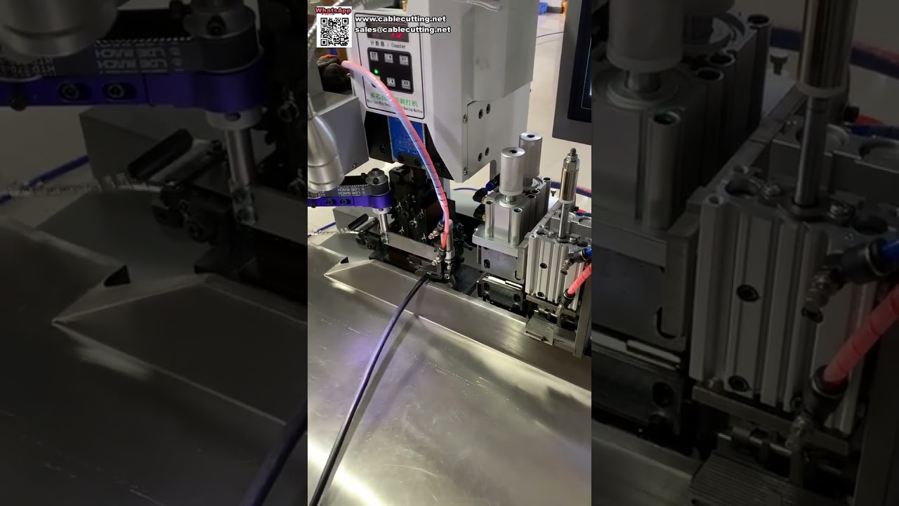 Bekymringsfri multi-core wire afisolerings- og krympemaskine perfekt harness behandling