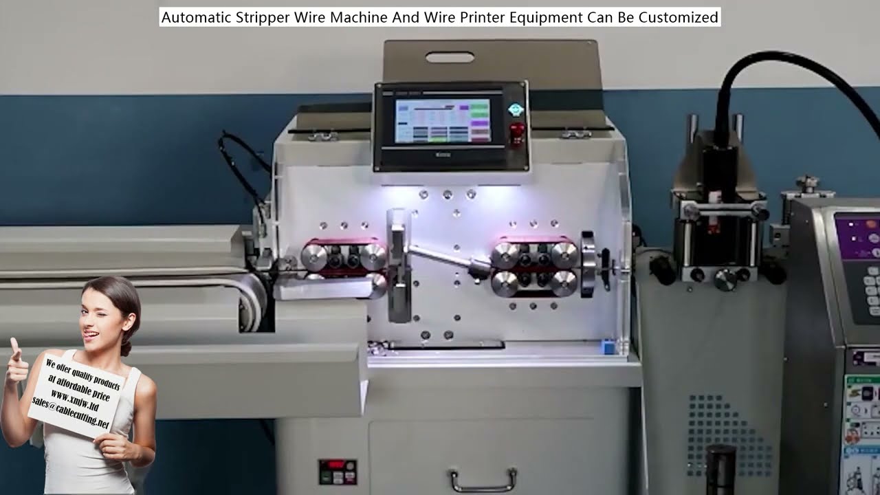 Automatic Wire Stripping and Printing Machine | Customizable Equipment